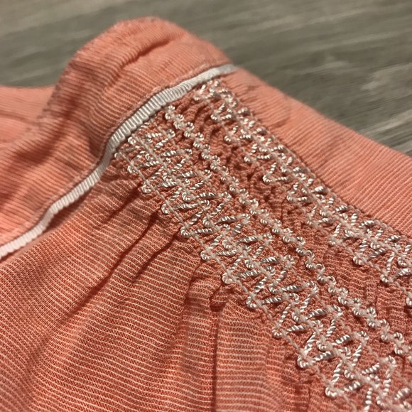 Tommy Hilfiger Boyfriend Fit Boho Long Sleeve Blouse sz XL 3 Button V neck - Picture 3 of 8